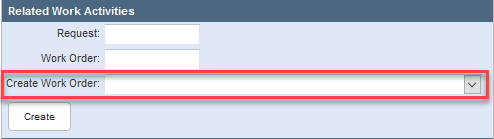 Create an Attached Work Order
