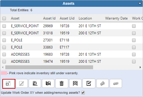 Highlight Selected Assets on the Map