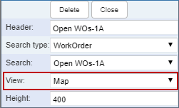 Display a Saved Search as a Map