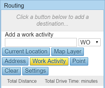 Add Work Activity