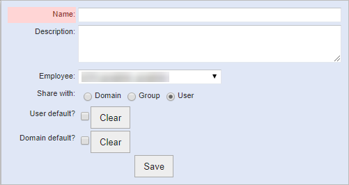 Create a Saved Search