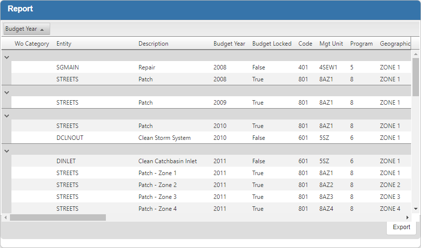 Sorting Report Form View a Report