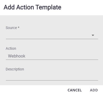 Add or Edit an Action Template