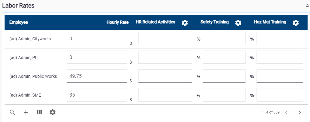 Work Rate Coding Configure Dynamic Cost Codes