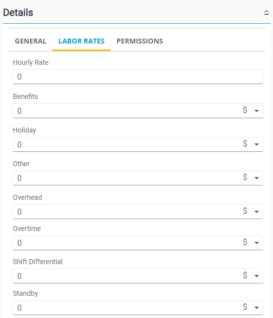 Configure Labor Rates for an Employee