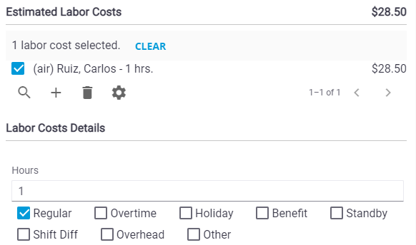 Add Labor to a Work Order Template