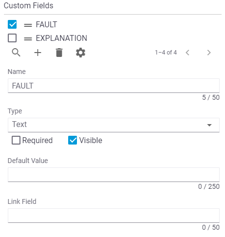 Add or Edit a Text Custom Field