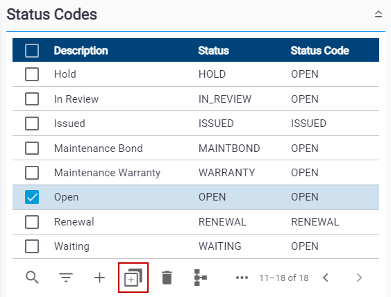 Code Status Change Note Clone a Status Code