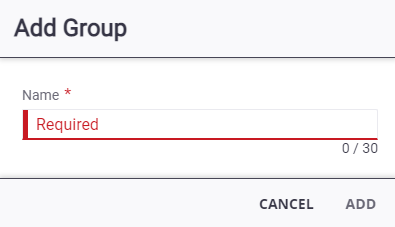 Add or Edit a Group