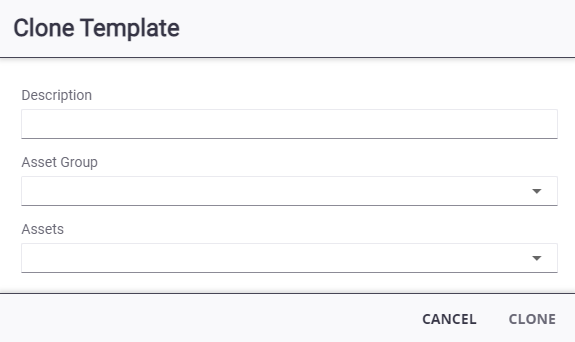 Clone a Work Order Template to a Different Asset Type