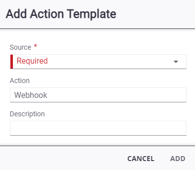 Add or Edit an Action Template