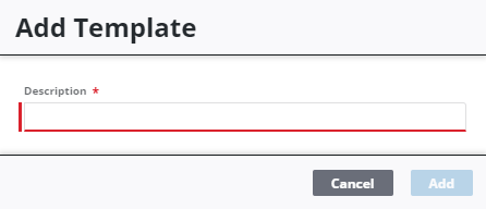 Add or Edit a Work Order Template