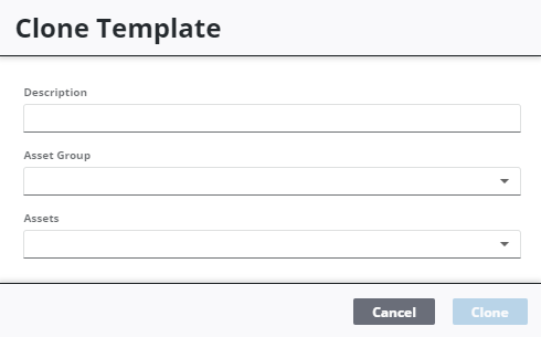 Clone a Work Order Template to a Different Asset Type