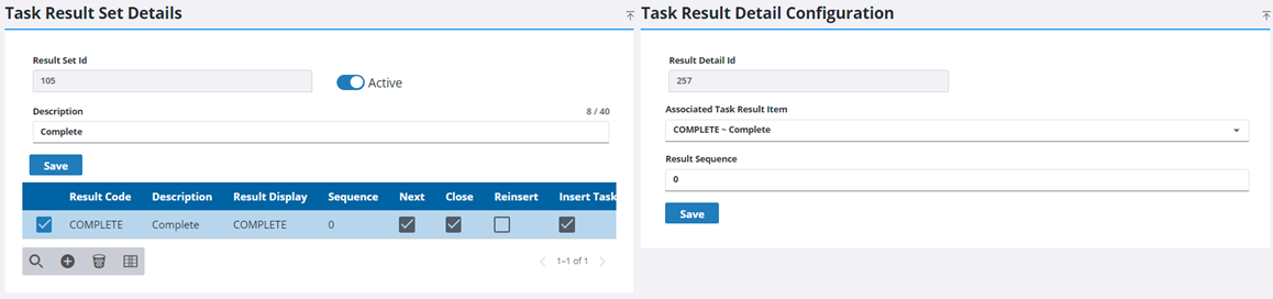 Edit a Task Result Set