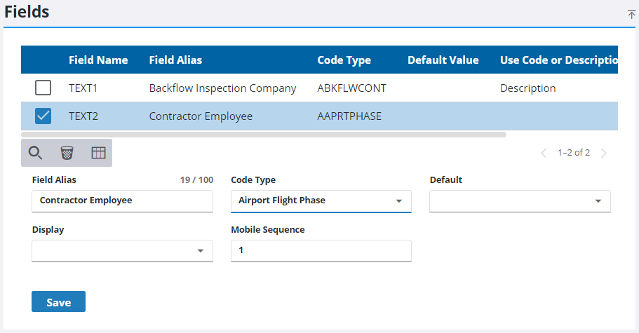Edit a Universal Custom Field