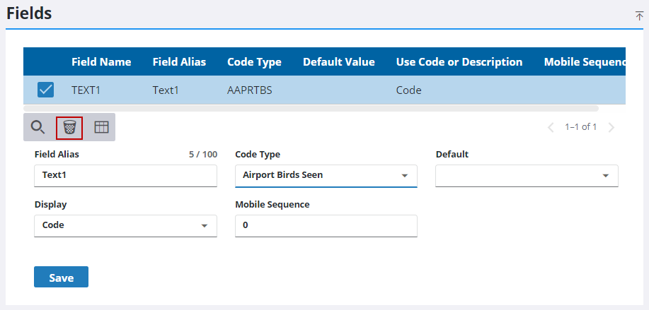 Remove a Universal Custom Field