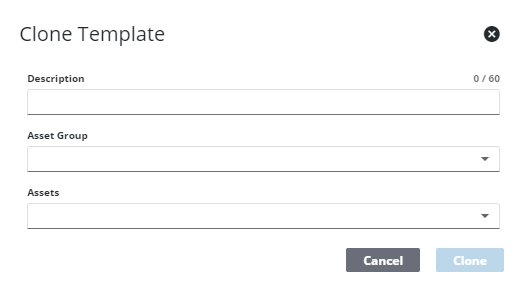 Clone a Work Order Template to a Different Asset Type