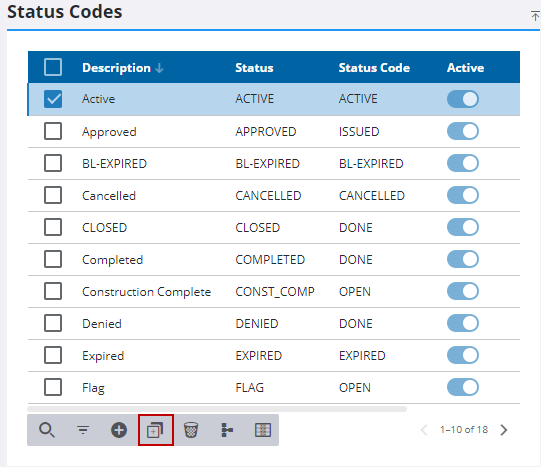 Clone a Status Code