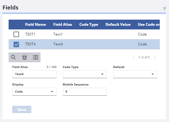 Edit a Universal Custom Field