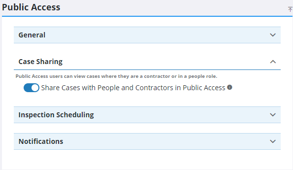Configure Public Access Preferences