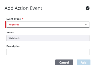 Add or Edit an Action Event