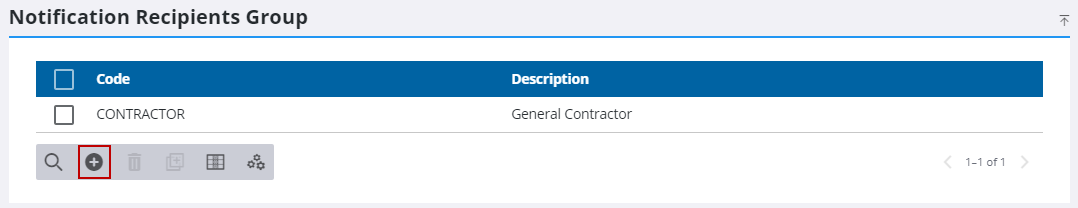 Add a Notification Recipients Group