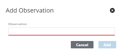 Add a Linear Observation