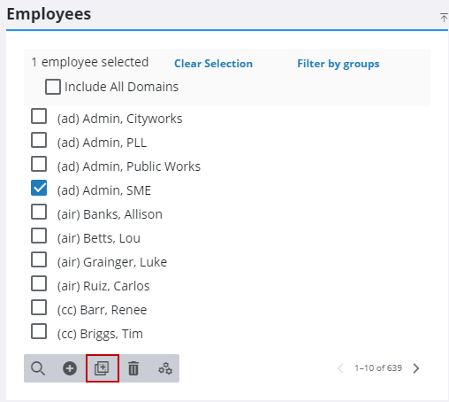 Clone an Employee