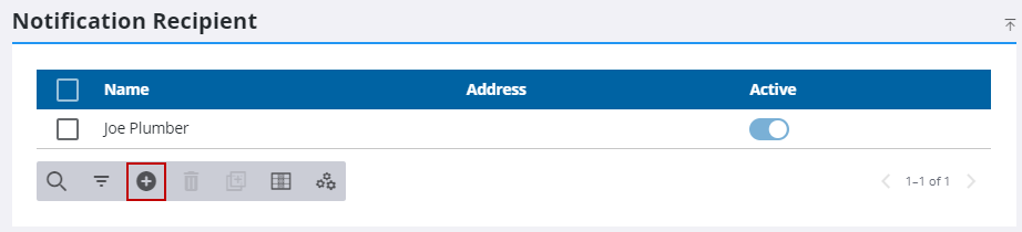Add a Notification Recipient