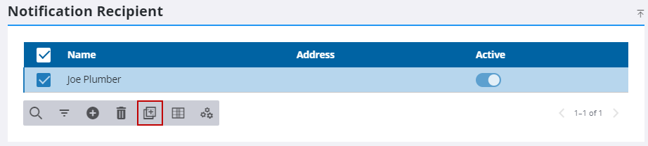 Clone a Notification Recipient