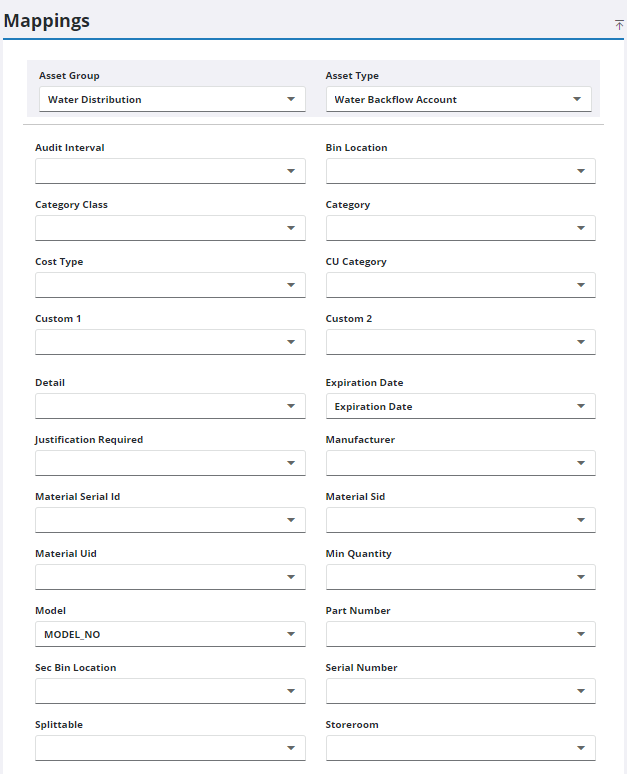 Map Serialized Material to the - SerializedMaterialMapping 