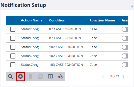 Add a Notification Setup
