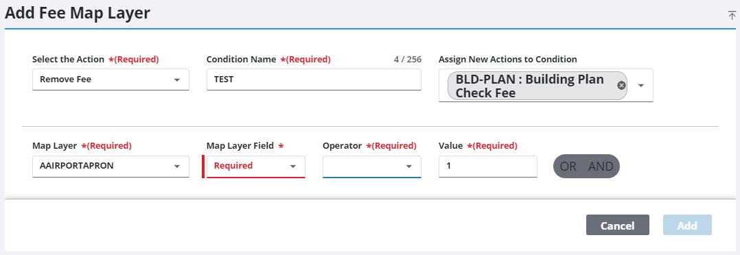 Add a Fee Map Layer