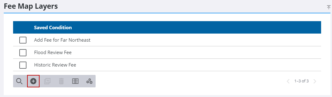Fee Map Interface Add a Fee Map Layer