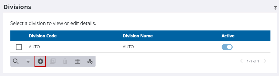 Add a Division