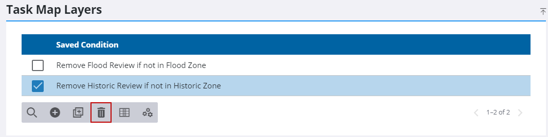 Remove a Task Map Layer