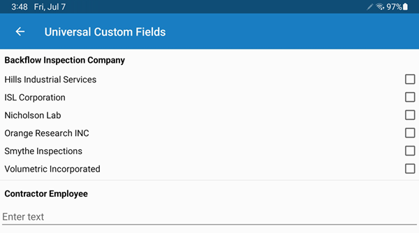View or Edit Universal Custom Fields