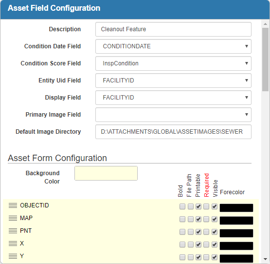 Asset Code Display Format Add an Asset Type