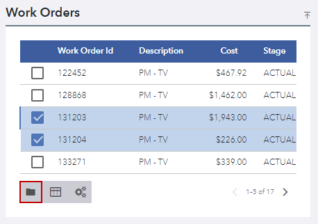 Open Work Orders