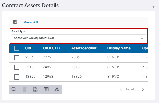 Export Asset Details
