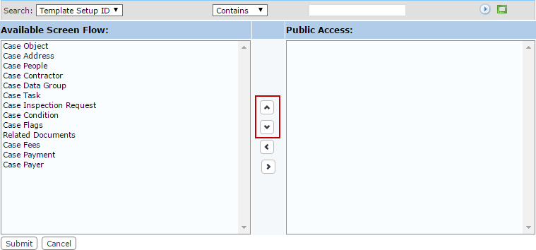 Configure Public Site Options on a Case Template