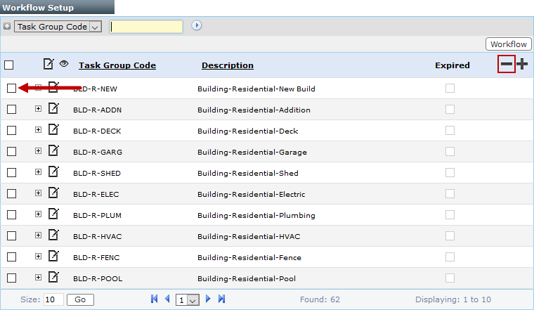 Remove a Task Group