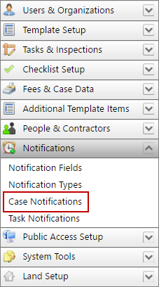 Edit a Case Notification