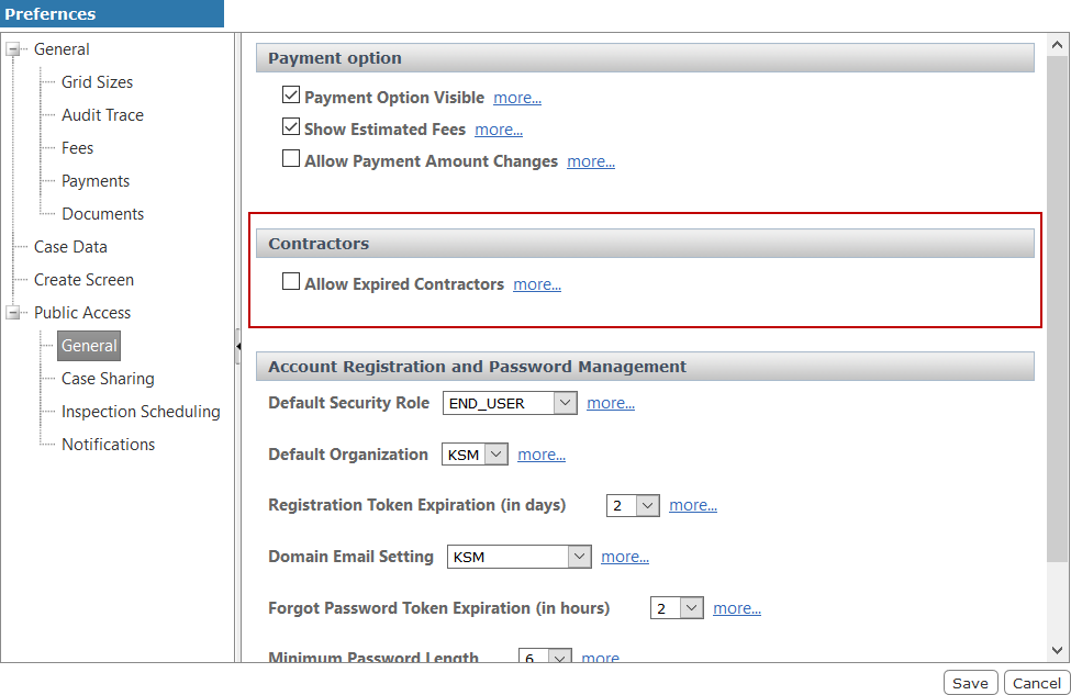 Allow Expired Contractors