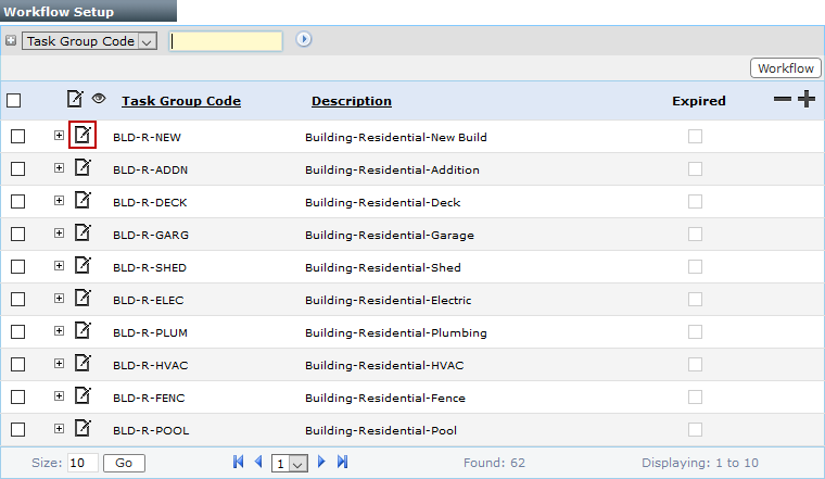 Edit a Task Group