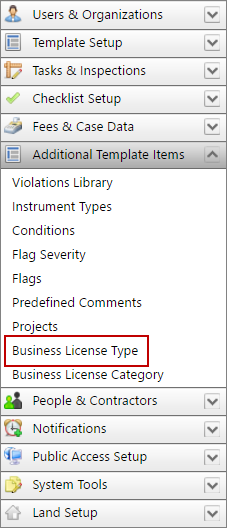 Edit a License Type