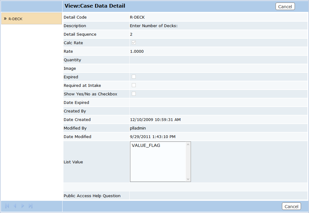 View Details in a Case Data Group