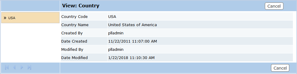 View a Country Code