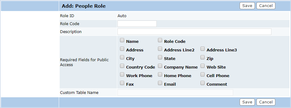 Add a People Role