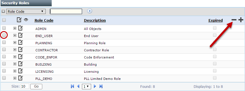 Remove a Security Role